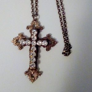 Religious Spiritual Inspirational Cross Rhinestone